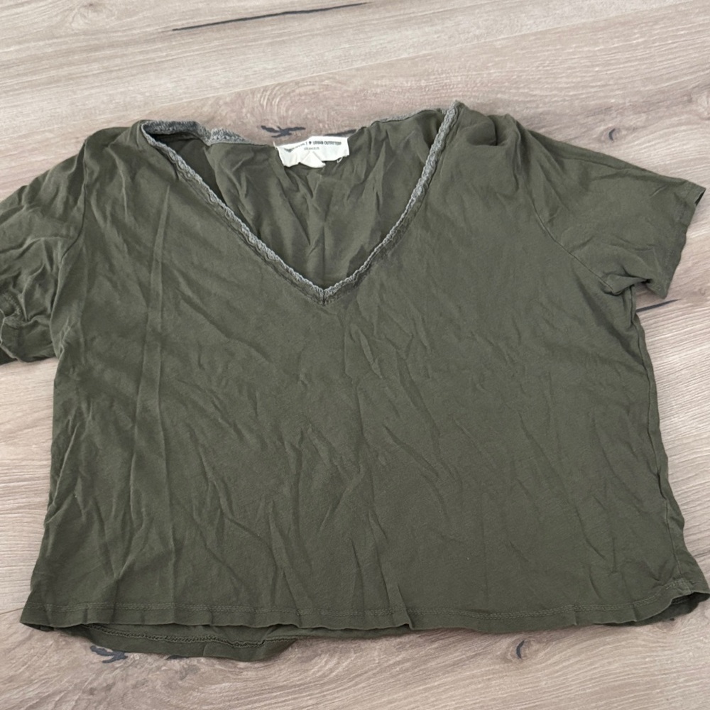 Project Social T Olive V-Neck Tee